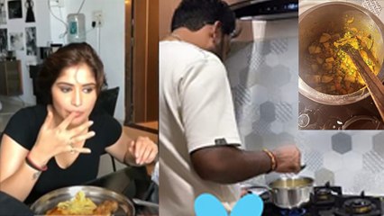 Arti Singh Husband Deepak Chauhan First Rasoi Inside Photos Viral, Aloo Matar Meggi बनाते….