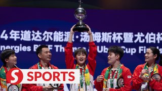 China led by Yufei lift Uber Cup in style