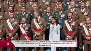 'Rejura' de bandera de Felipe VI en la Academia Militar de Zaragoza