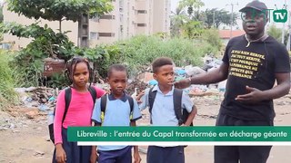 [#Reportage ]Libreville : l’entrée du Capal transformée en décharge géante
