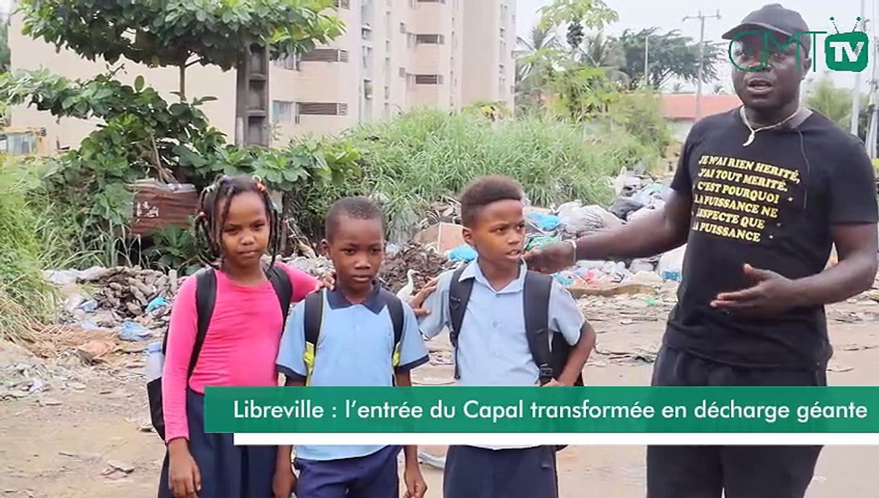 [#Reportage ]Libreville : l’entrée du Capal transformée en décharge géante