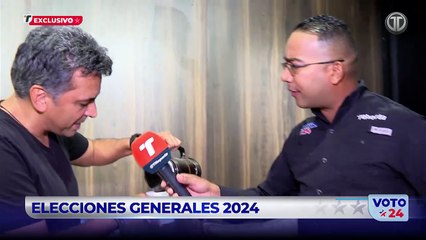 Ricardo Lombana, candidato presidencial de Otro Camino, se prepara para salir a votar