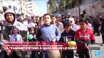Une "véritable famine" progresse dans la bande de Gaza, selon le Programme alimentaire mondial (PAM)