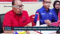 Petahana Bupati Poso Verna Inkiriwang Daftar ke PDI Perjuangan