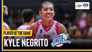 PVL Player of the Game Highlights: Kyle Negrito orchestrates Creamline's Finals-clinching win