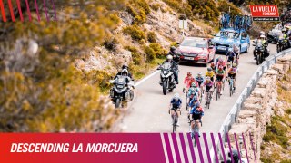Descending La Morcuera - Stage 8 - La Vuelta Femenina 24 by Carrefour.es