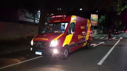 Casal protagoniza acidente no Centro de Cascavel