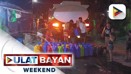 Mga residente na apektado ng kakulangan ng suplay ng tubig sa Bacolod City, nakatanggap ng rasyon