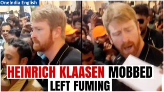 Watch: Heinrich Klassen gets angry after being mobbed by SRH fans in shopping mall | Oneindia