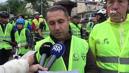Bursa'da sağlıklı yaşam için pedal çevirdiler