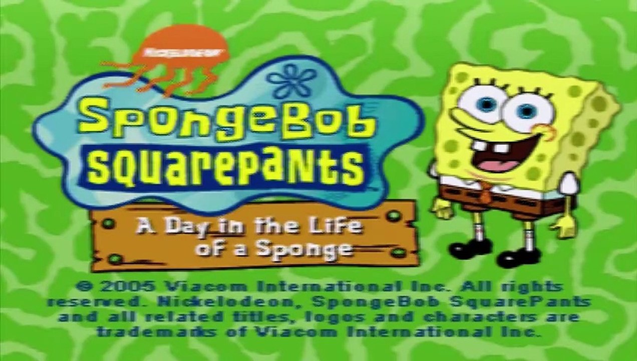SpongeBob SquarePants™: A Day in the Life of a Sponge (V.Smile) - Full Game HD Walkthrough - NC