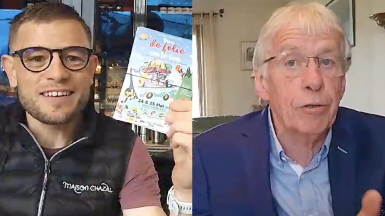 Cyclisme 2024 - Daniel Mangeas et Steve Chainel avec la comédie "Brin de Folie sur le Tour" au théâtre à Ivry, les 24 et 25 mai