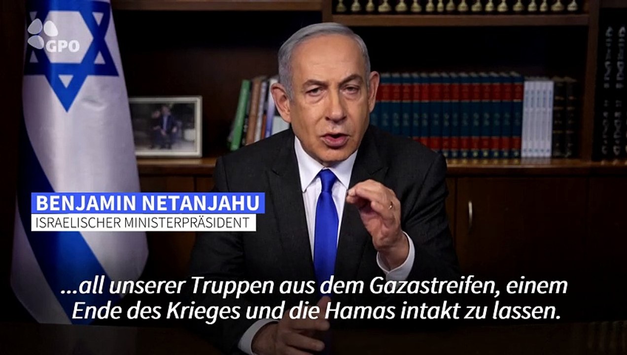 Netanjahu: Forderungen der Hamas 'inakzeptabel'