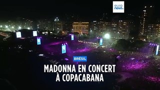 Madonna clôture sa tournée mondiale par un concert sur la plage de Copacabana