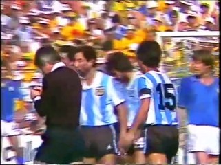 Argentina v Italy 2nd Round Group C 29-06-1982