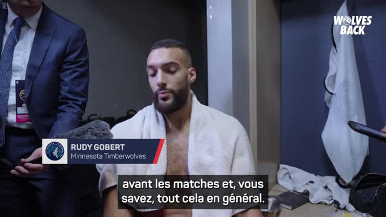 Timberwolves - Gobert : “Je suis très fier de la façon dont nous avons commencé les matches”
