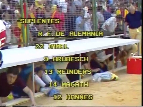 Spain v West Germany 2nd Round Group B 02-07-1982