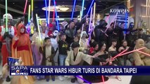 Rayakan Hari Star Wars, Penggemar Kenakan Kostum Hibur Turis di Bandara Songshan Taipei