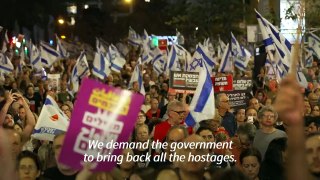 Thousands of Israelis attend anti-government rally in Tel Aviv