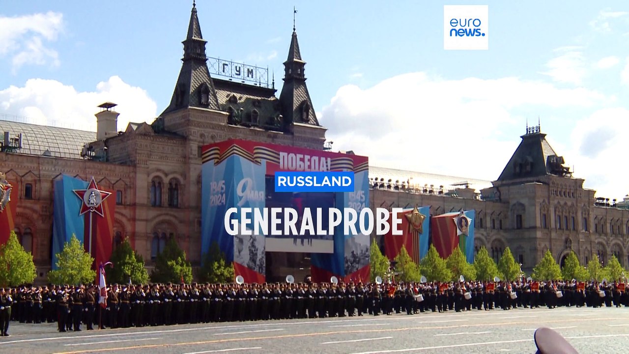 Russland erinnert an 'Tag des Sieges' mit 9.000 Soldaten und deutschen Panzern