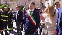 Meloni ad Ascoli per il raduno nazionale dei Bersaglieri