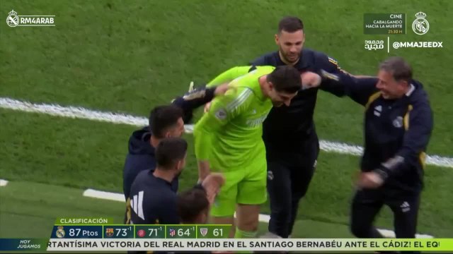 Encoge el corazón: lo que pasó al acabar el Cádiz con Courtois tras 9 meses de lesión