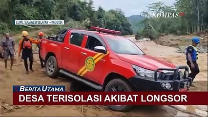 Banjir Longsor Kabupaten Luwu: Bantuan Logistik Dikirim Lewat Udara