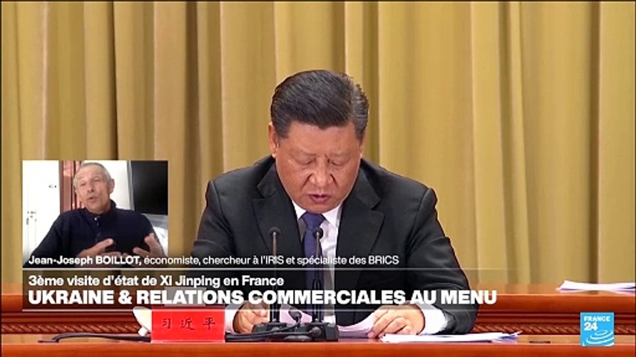 Xi Jinping en France : "il y a une nécessité" de rééquilibrer la relation commerciale entre Paris et Pékin