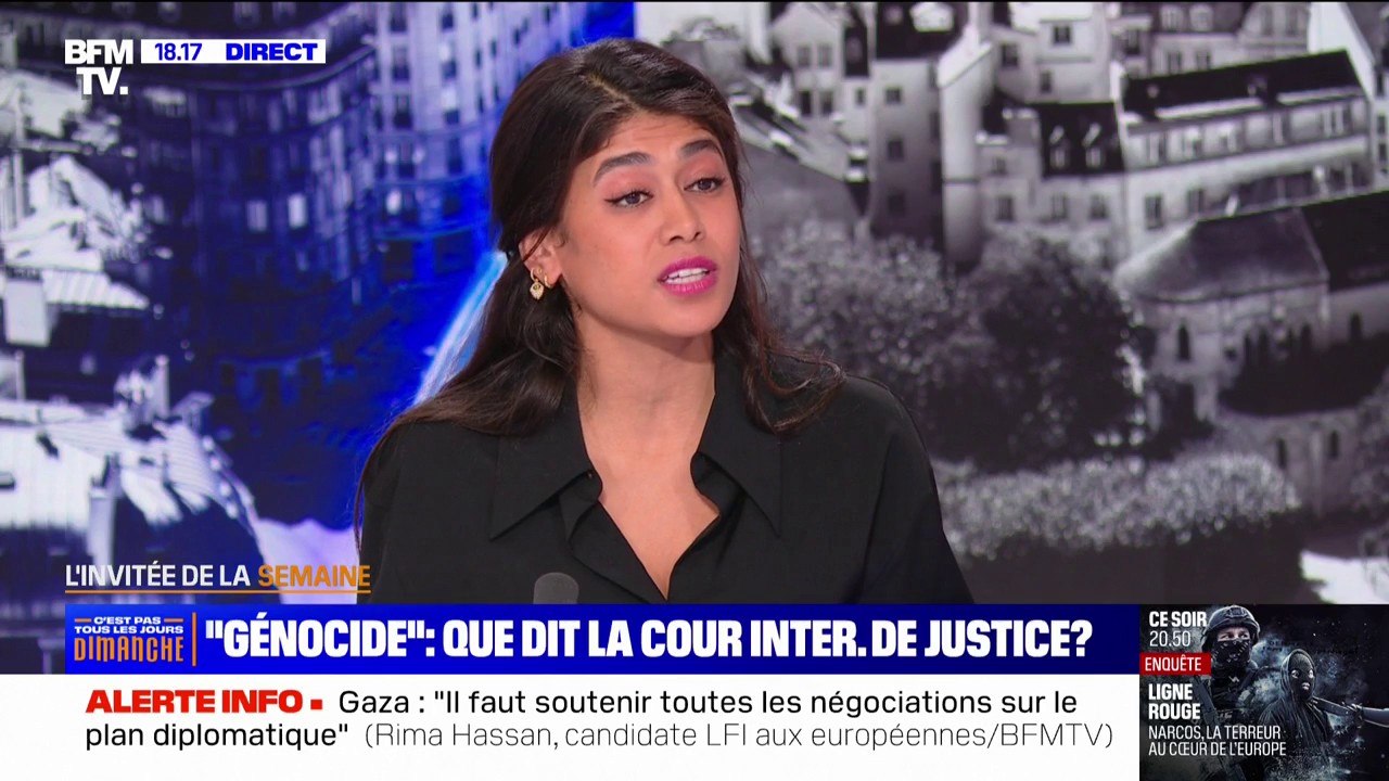 Rima Hassan (LFI): "Je veux dire et redire qu'il y a un génocide qui est en cours à Gaza, et je mesure mes mots"