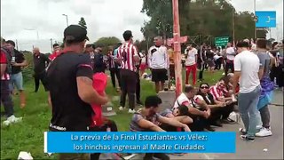 Estudiantes vs Vélez | El color de la previa de la Final de la Copa de la liga
