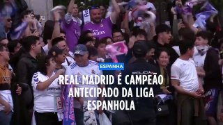 Real Madrid é campeão antecipado da LaLiga