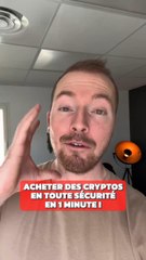 Acheter des cryptos de maniere securisée
