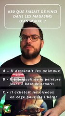 Que faisait Léonard de Vinci dans les "animaleries"?