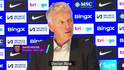 West Ham - Pour expliquer les grosses défaites, Moyes parle du départ de Rice