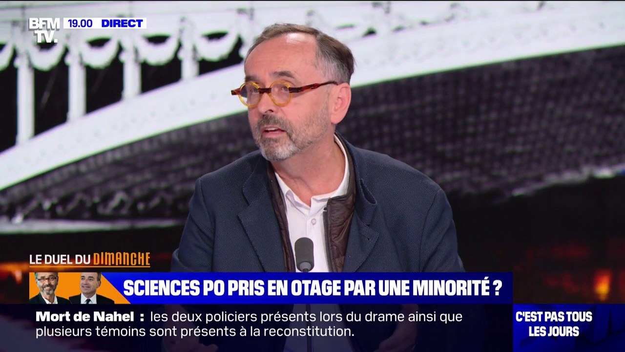 Manifestations pour Gaza à Sciences Po: le problème n'est pas le blocage, "ce sont les propos tenus", affirme Robert Menard