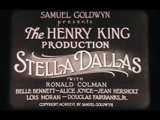 Stella Dallas (1925) Classic Film
