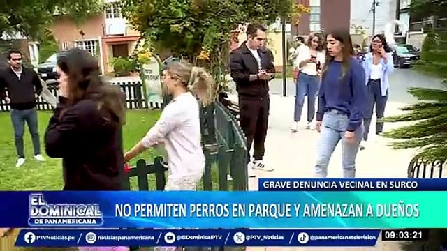 Vecinos de Surco enfrentados: algunos residentes se oponen que paseen perros en parque El Aliso