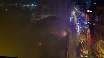 200 yıllık eski konsolosluk binası küle döndü