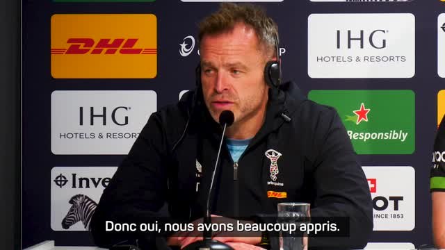 Harlequins - Wilson : Nous avons beaucoup appris