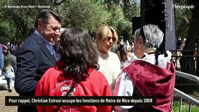 PHOTOS Christian Estrosi déchaîné sous les yeux de sa grande complice Laura Tenoudji, le couple rayonne