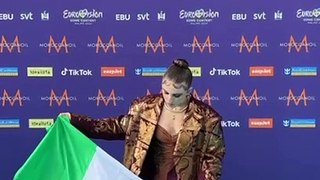 Eurovision 2024, Angelina Mango sul turquoise carpet