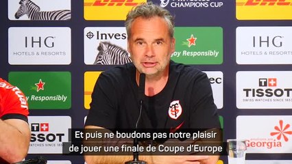 Toulouse - Mola : "Ne boudons pas notre plaisir de jouer une finale de Coupe d'Europe"
