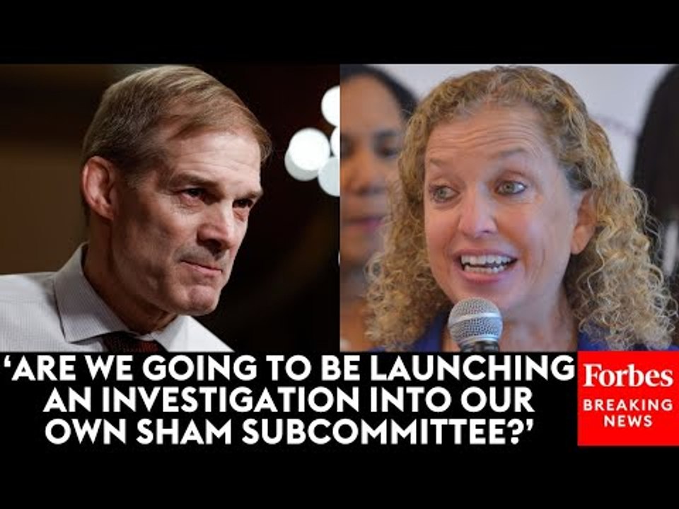 Debbie Wasserman Schultz Blasts Jim Jordan And House Weaponization Committee