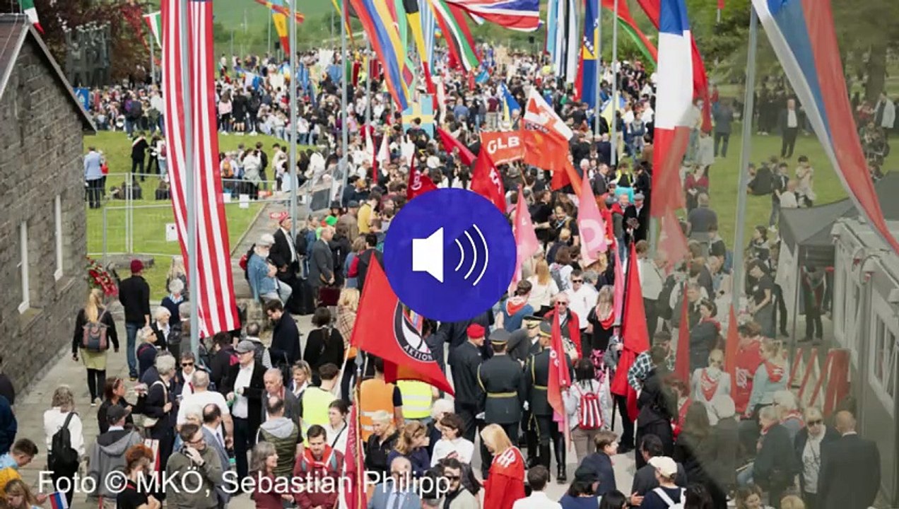 Befreiungsfeier im KZ Mauthausen  Erinnerung an Recht und Gerechtigkeit im Nationalsozialismus