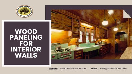 Wood Paneling For Interior Walls - Delivered Mill Direct To You