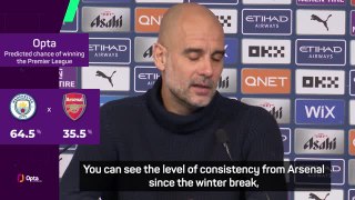 'You can smell Arsenal won't lose!' - Guardiola predicts perfect Gunners title charge