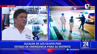 Alcalde de Los Olivos solicita Estado de Emergencia para su distrito