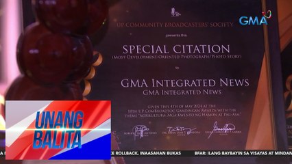 Ilang Kapuso programs at personalities, kinilala sa 18th UP ComBroadSoc Gandingan Awards | UB