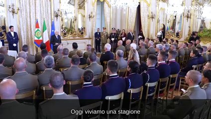 Mattarella: "Incombono minacce alla pace, vanno eliminate e rimosse"