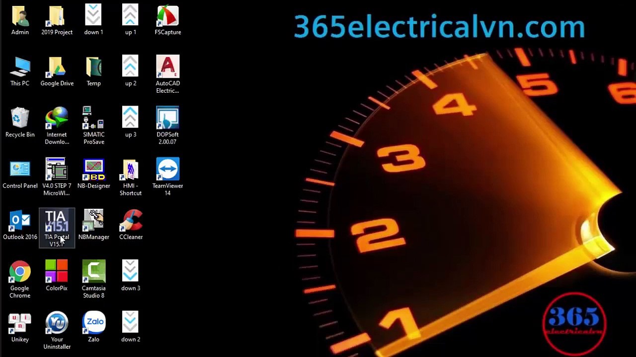 0015 - Download HMI Program in TIA Portal use mpi profibus